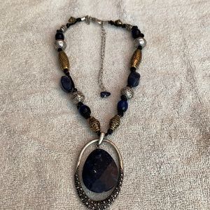 Chico’s Mixed Metals Statement Necklace